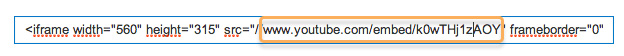 Youtube URL
