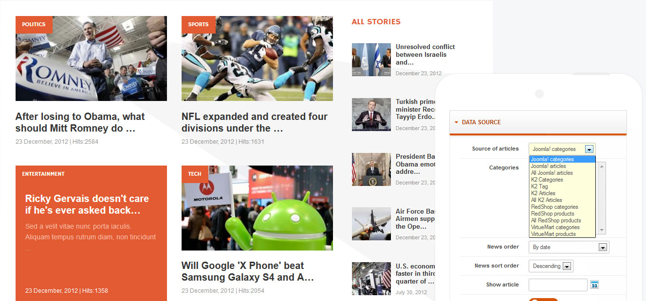 News Show Pro GK4 Free Joomla module