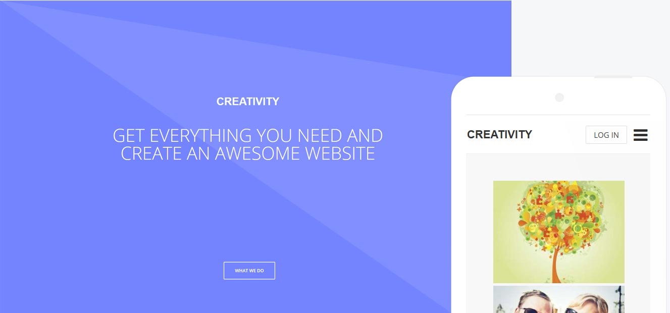 Creativity - One Page Portfolio Joomla Template