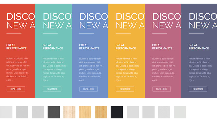 Choose your look with our Predefined Styles