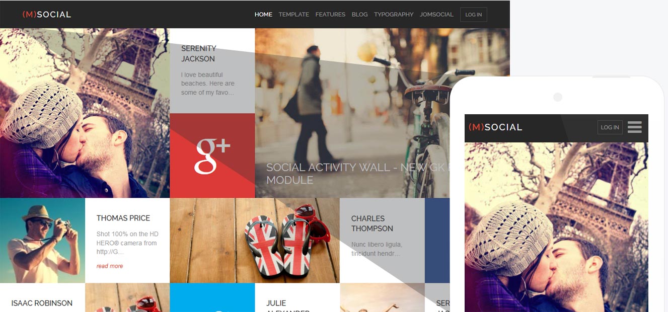 (M) Social - The Best Social Template for Joomla!