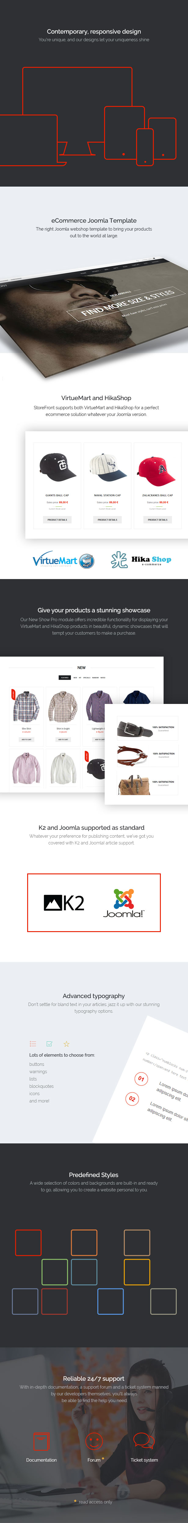 Storefront - eCommerce Joomla Template from GavickPro