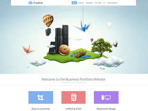 Creative - Parallax WordPress Portfolio Theme
