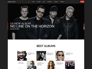 Music State - Responsive Joomla Music & Bands Template