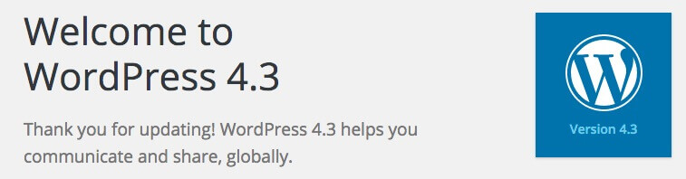 WordPress 4.3