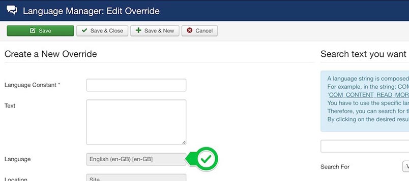 Editing Joomla override