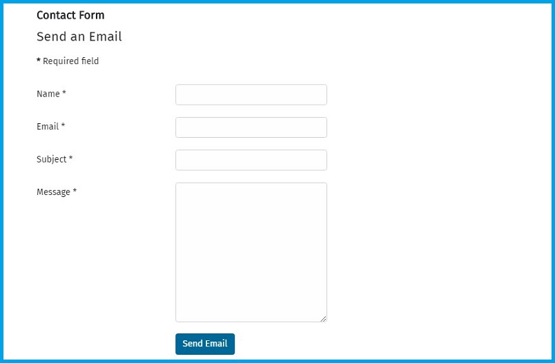 Joomla 4 contact form