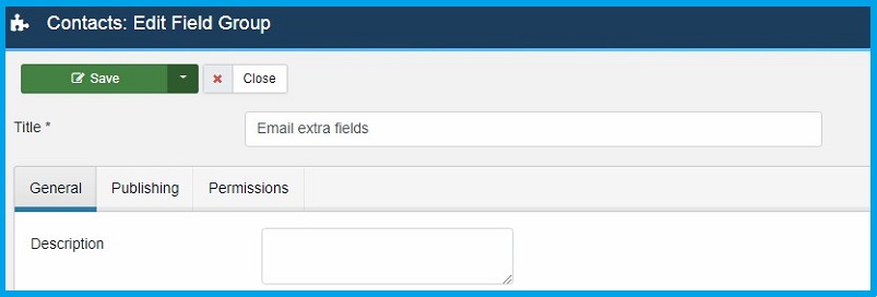 Joomla 4 contact custom fields