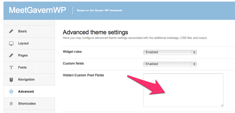 Gavern WordPress Framework quick tip 4 2