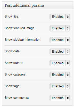 Manipulate Page and Post Params 