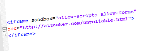 sandbox iframe security
