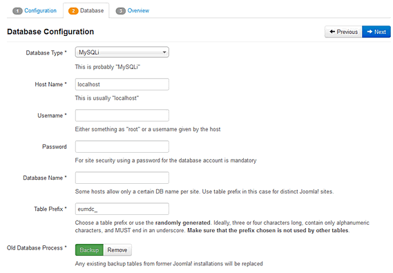 step 2 install joomla30