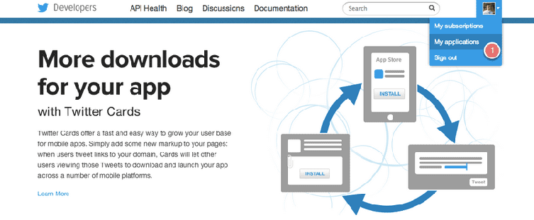 Twitter My applications