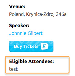 Events Custom Fields
