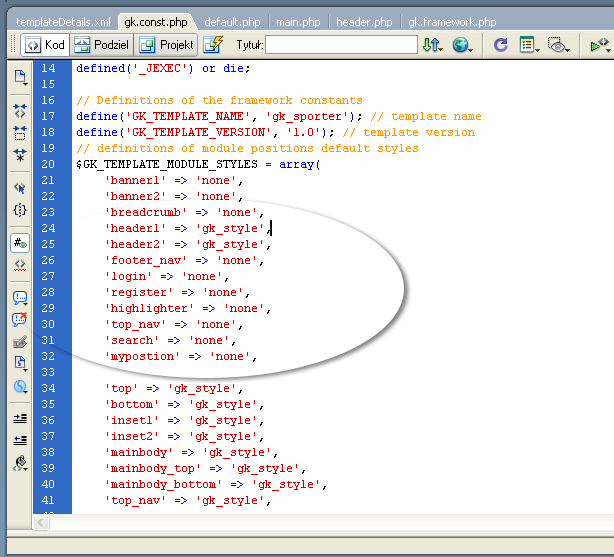 Joomla module Style