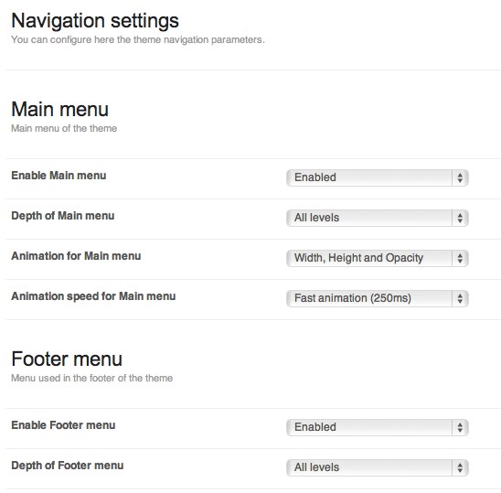 Navigation Setting