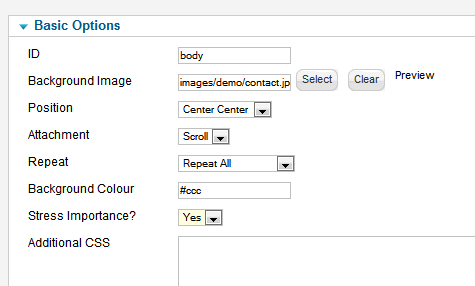 Module HD-Background-Selector can help you change BG color using override body