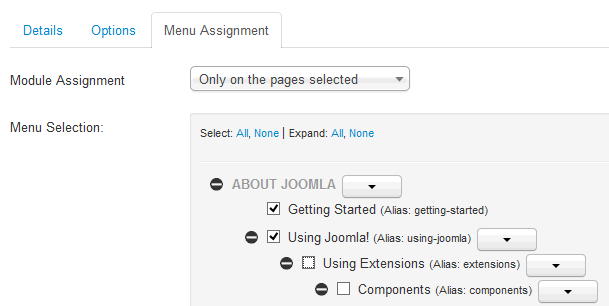 menu_assignment_joomla_32