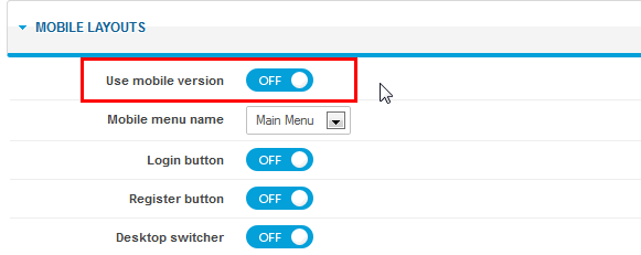 Disabling Mobile version in Joomla 2.5