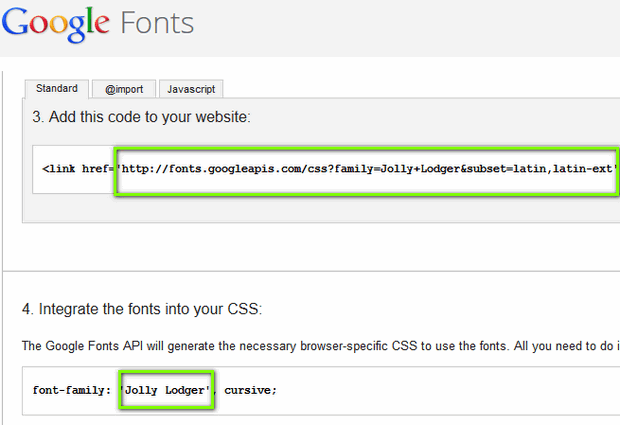 google-font-code