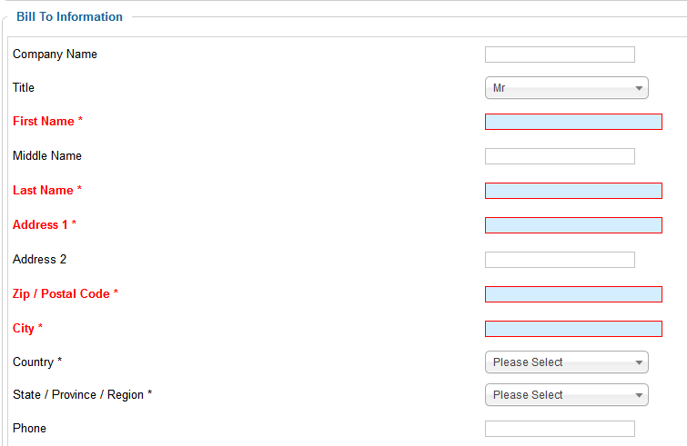 VM: Shop basic configuration