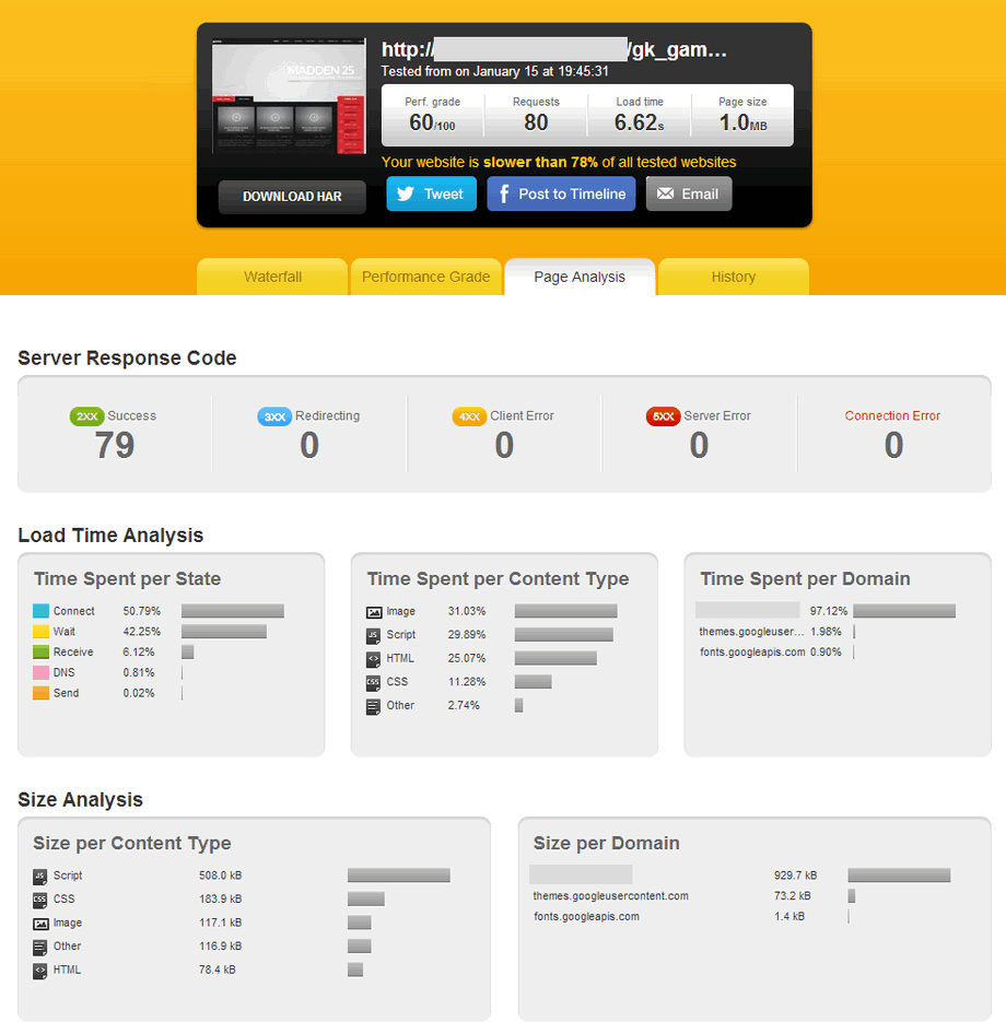 Test Website Speed - step 1