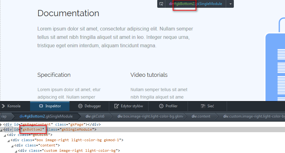 Style Inspector default tool under new Firefox