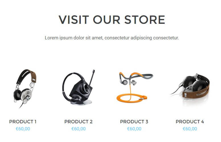 products from virtuemart displayed on the template frontpage