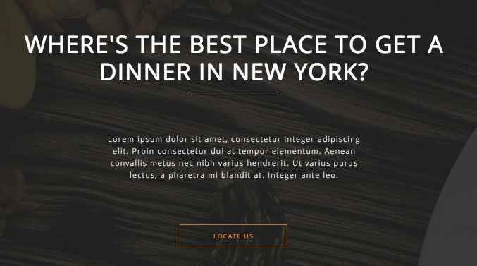 Frontpage Dinner in New York section
