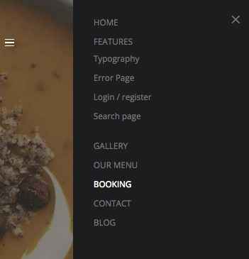 Off Canvas Menu