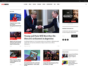 news and magazine Joomla template