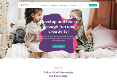 Joomla Kindergarten template