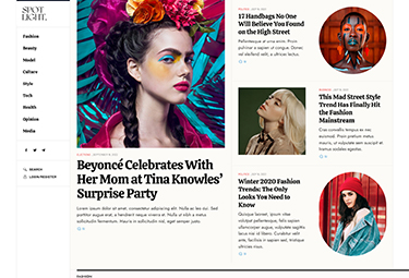 Joomla news and magazine template