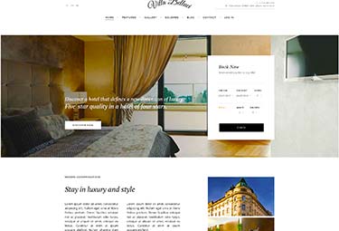 Hotel theme for travel or museum