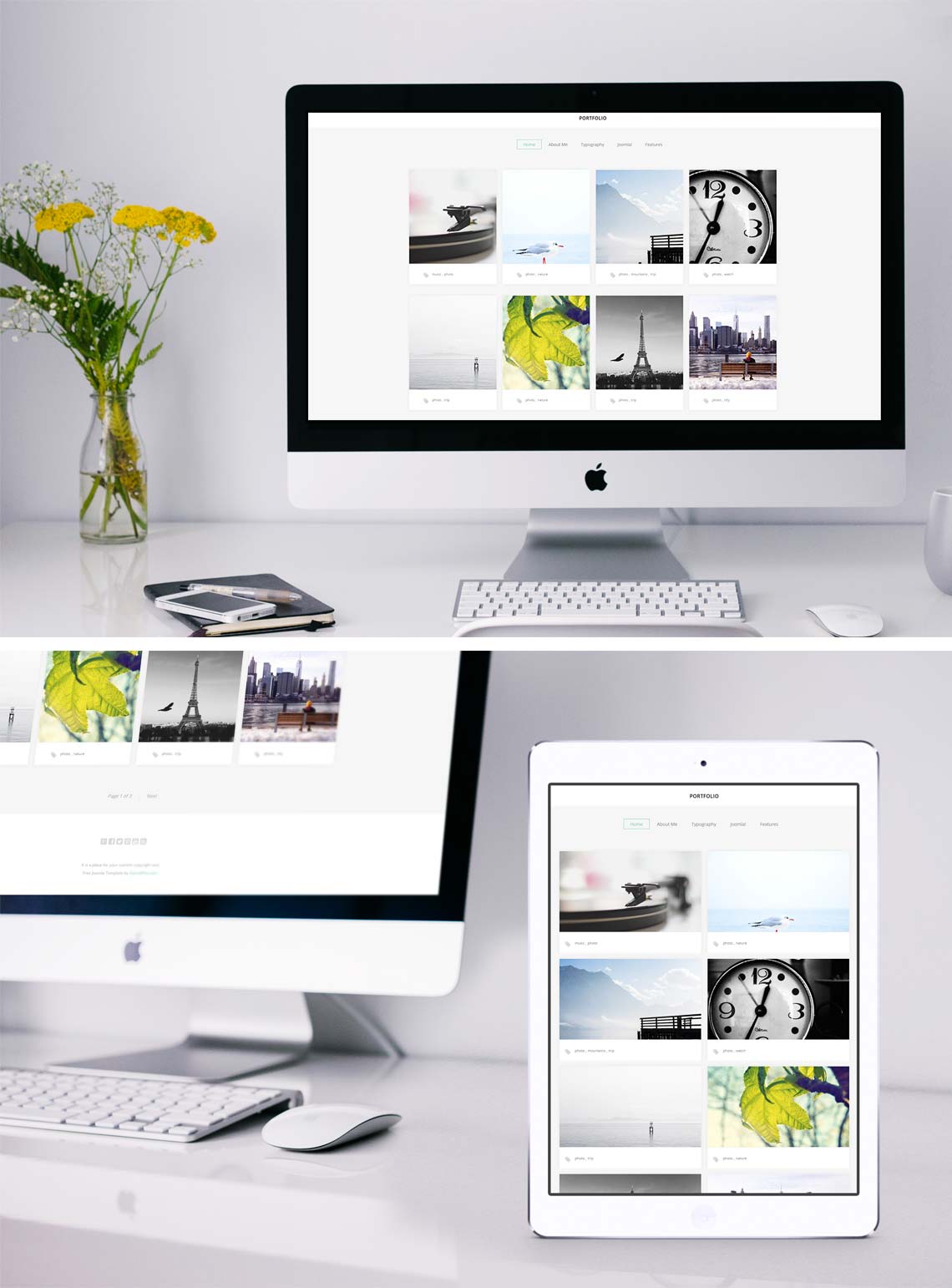 Portfolio Joomla Photography Template