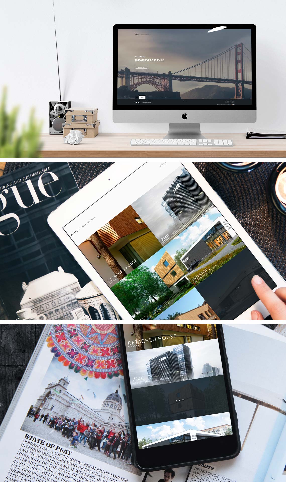Joomla template for photographers and architects.