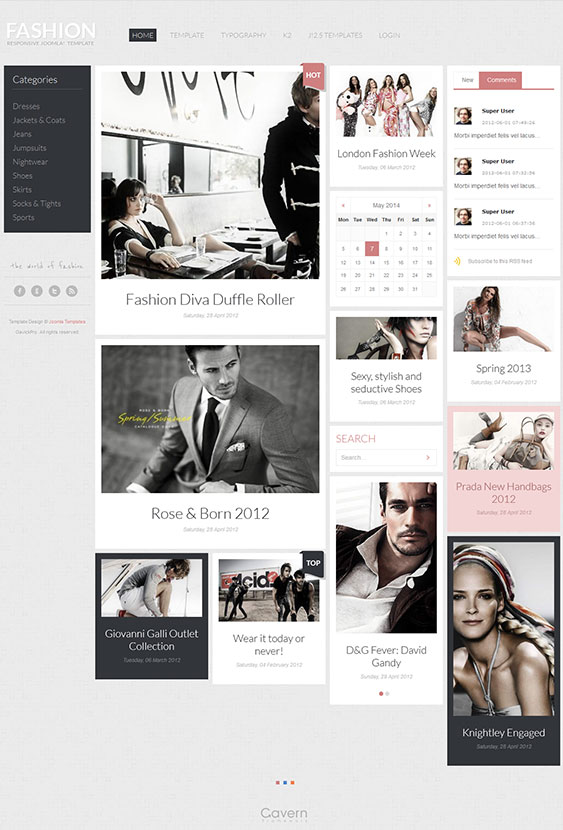 Fashion - Joomla Template