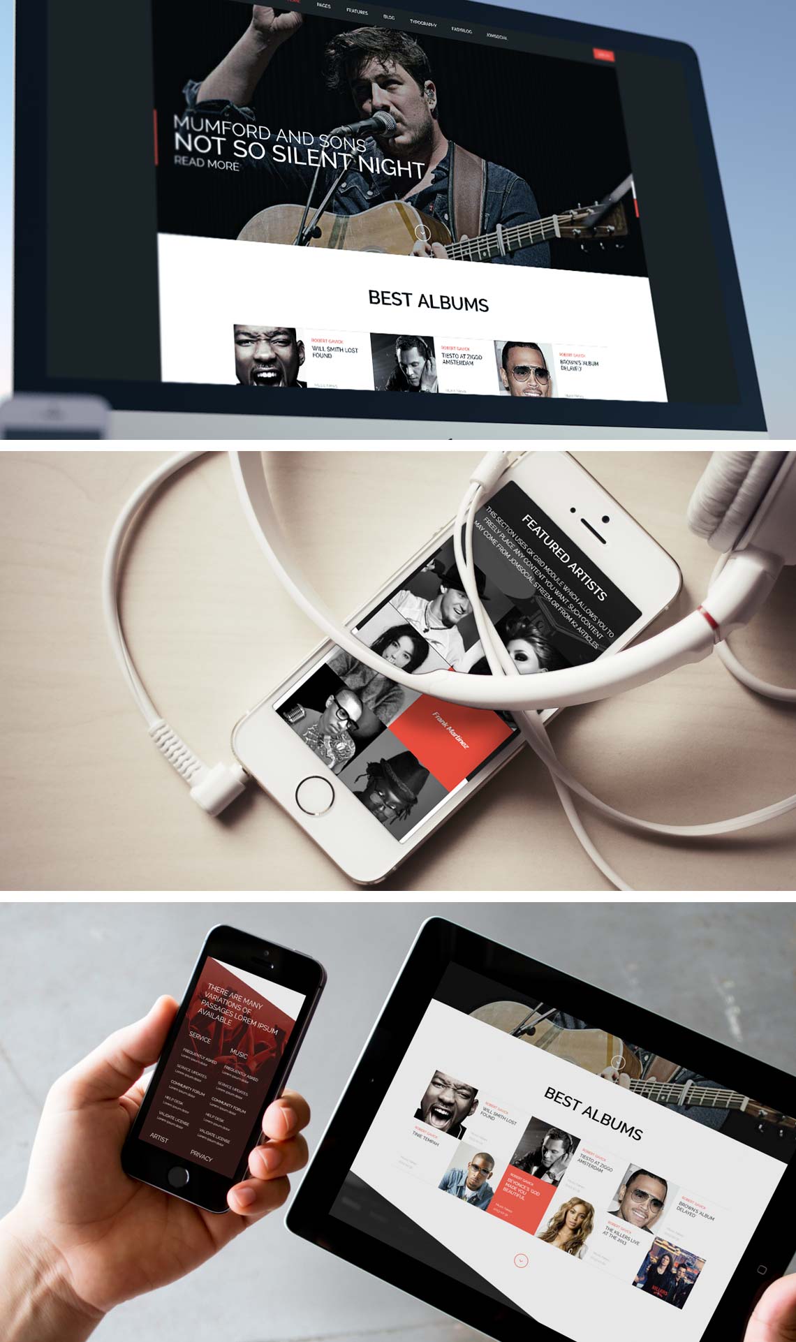 Music State - Responsive Joomla Music & Bands Template