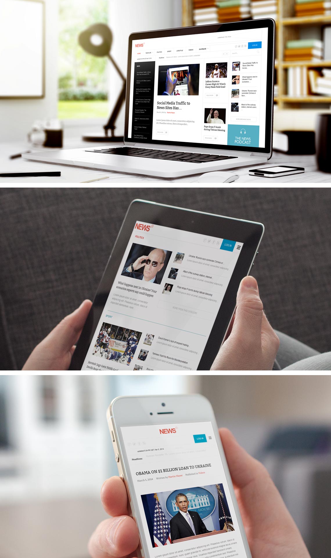 News 2 - Best Magazine News WordPress Theme