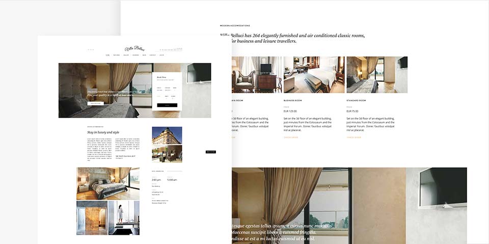 Hotel Joomla Template | Vilal Belluci