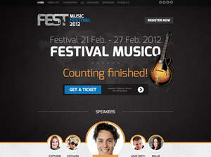 FEST - Events Joomla Template