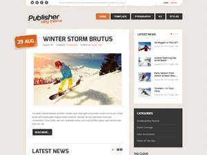 Publisher - Blog WordPress Theme