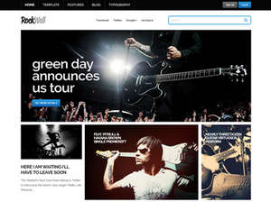 RockWall -  WordPress Music Theme